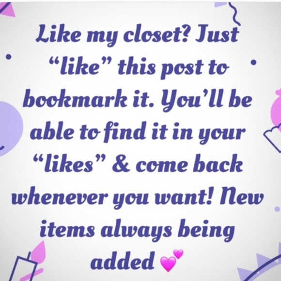 Bookmark My Closet! - Picture 1 of 1